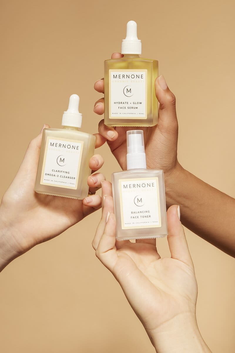 Cosmetics and skincare product still life shot by commercial photographer Shan Benson in Los Angeles.