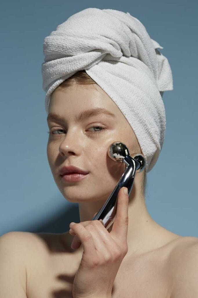 Skincare lifestyle and product photography captured by beauty photographer Shan Benson in Los Angeles.